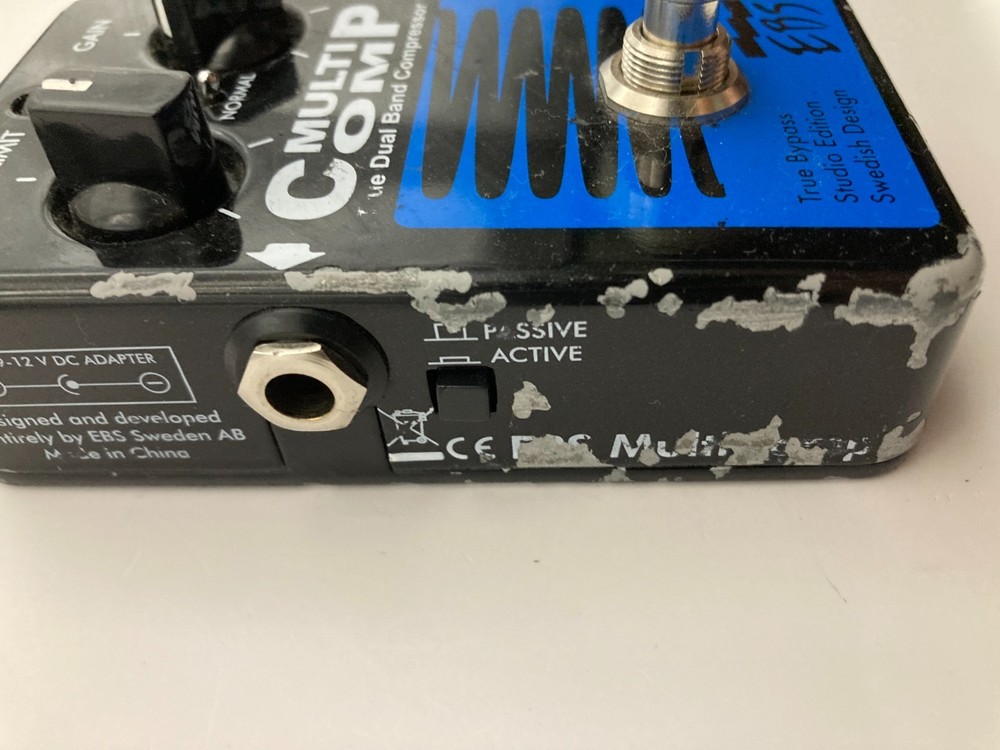EBS MultiComp Studio Edition Compressor Pedal Tested Working