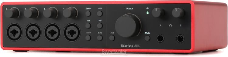 Focusrite Scarlett 18i16 4th Gen USB Audio Interface