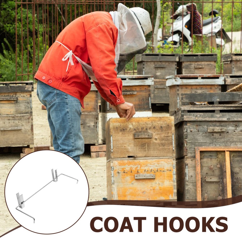 2pcs Beehive Frame Holder Stainless Steel Beekeeping Frame Support Bracket