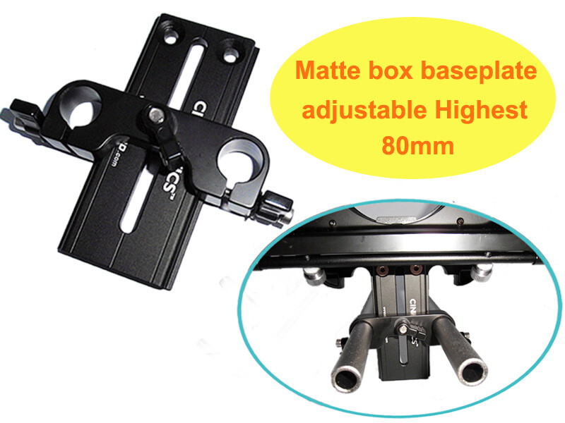 Cinematics matte box height riser height adjustable for red epic sony panasonic