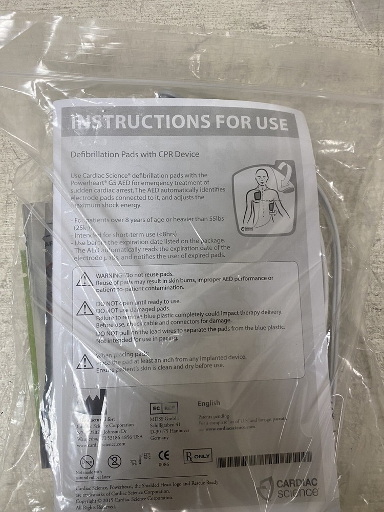 G5 Cpr Feedback Electrode Pads