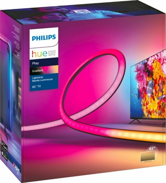 Philips - Hue Play Gradient Lightstrip 65"-70" TV Smart Home LED 560417