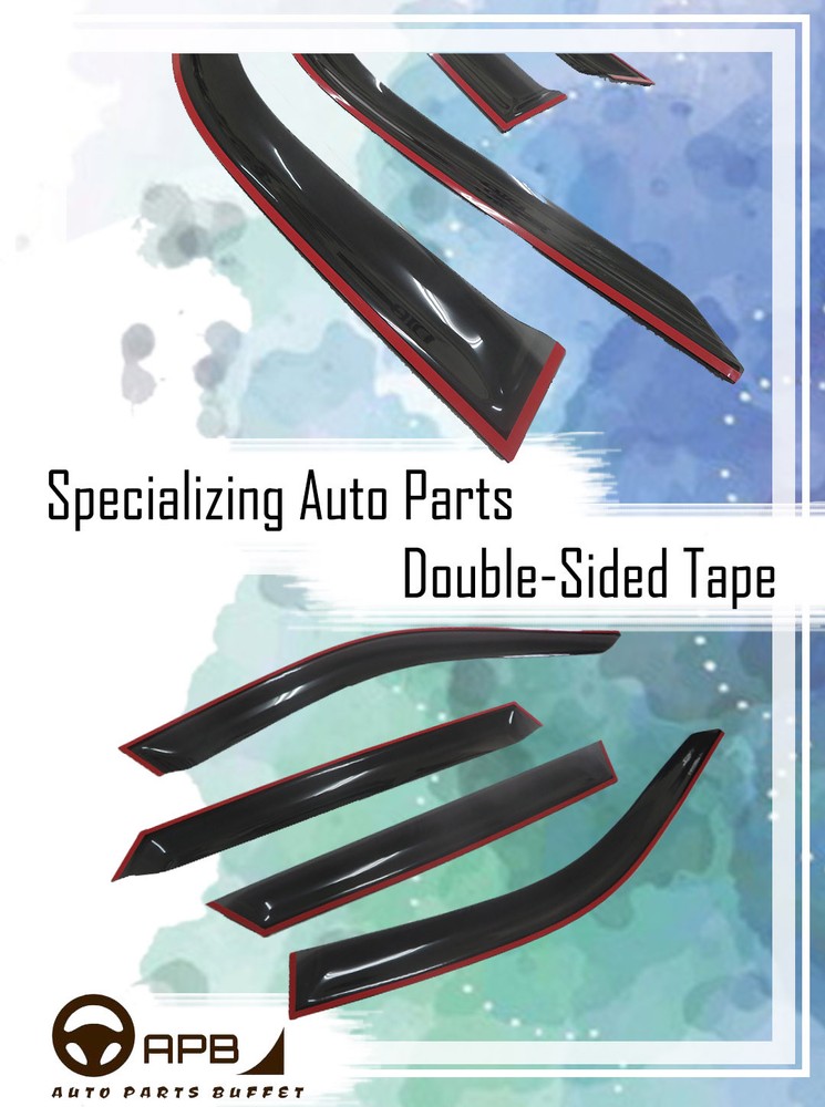 For Jaguar E-Pace 2017-2024 Deflector Window Visors Guard Vent Weather Shield
