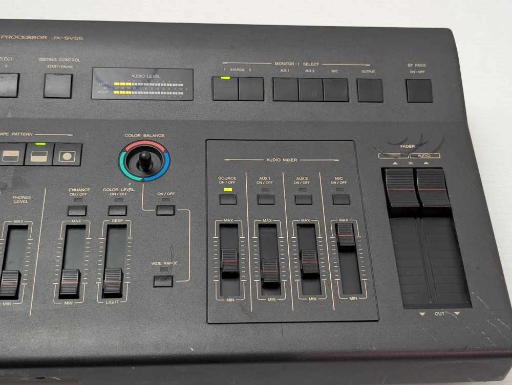 JVC JX-SV55 video editing Processor RCA Connectivity