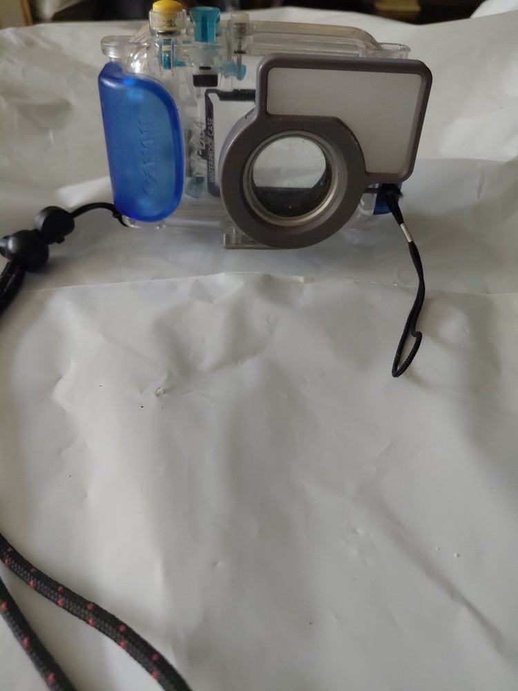 Cannon Waterproof Case Camera WP-DC4 40M 130FT Housing Clear