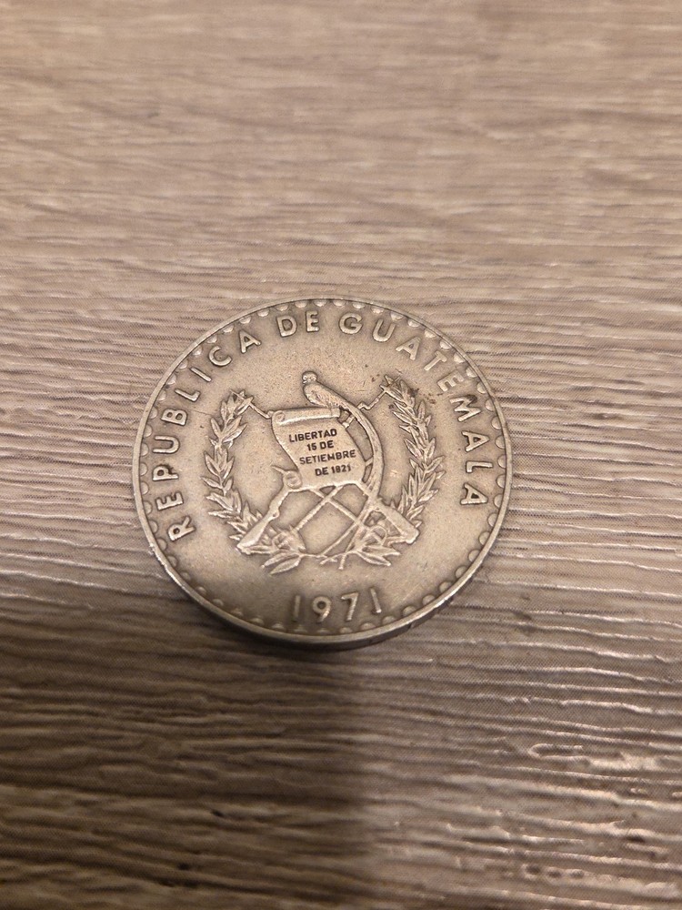 1971 Guatemala 25 Centavos