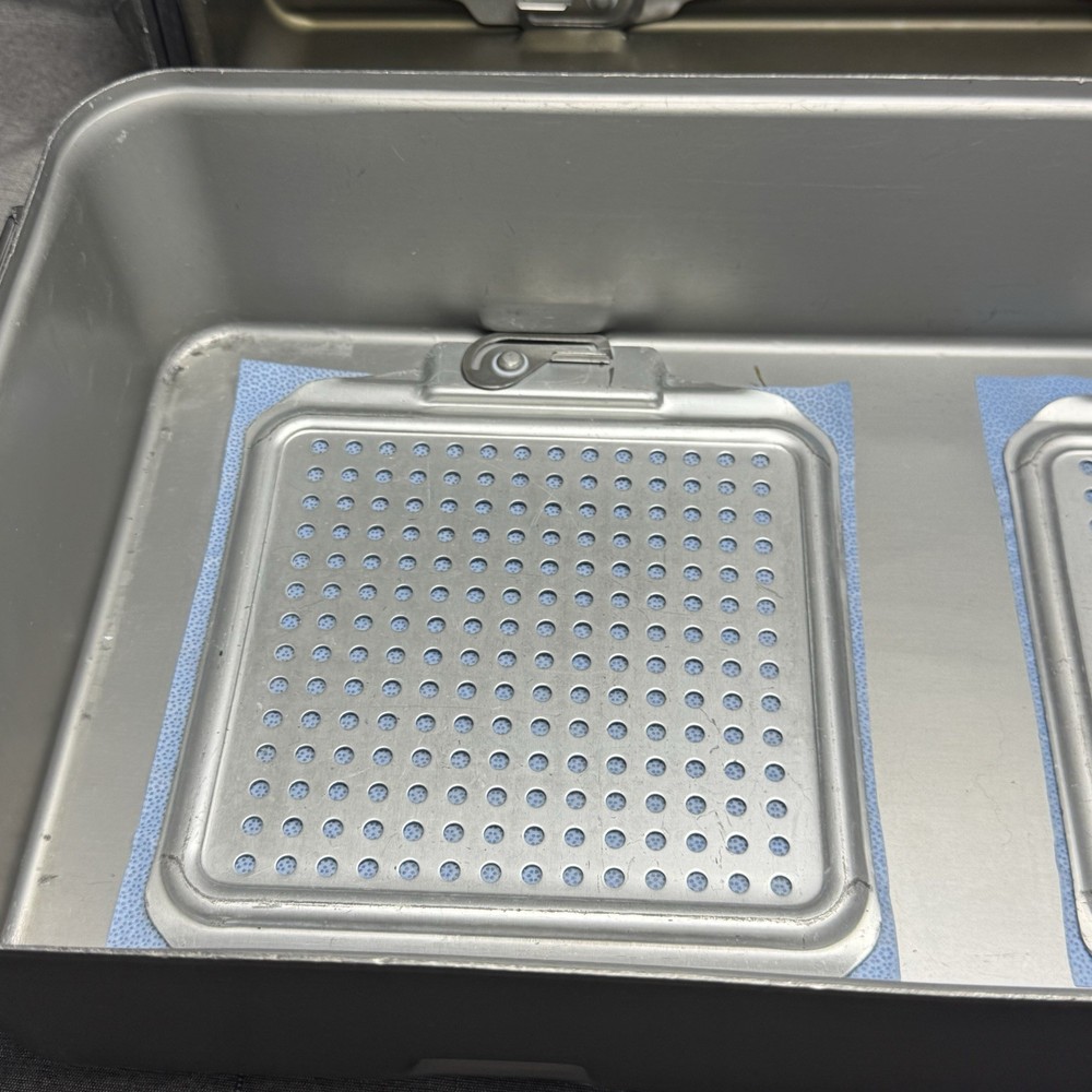 V. Mueller Genesis CD3-9BDL 23"x12"x9" Laparoscopic Sterilization Case & Plates