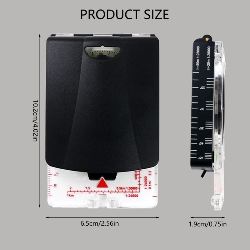 Sighting Mirror Compasses Orienteering Map Compasses for Map Reading
