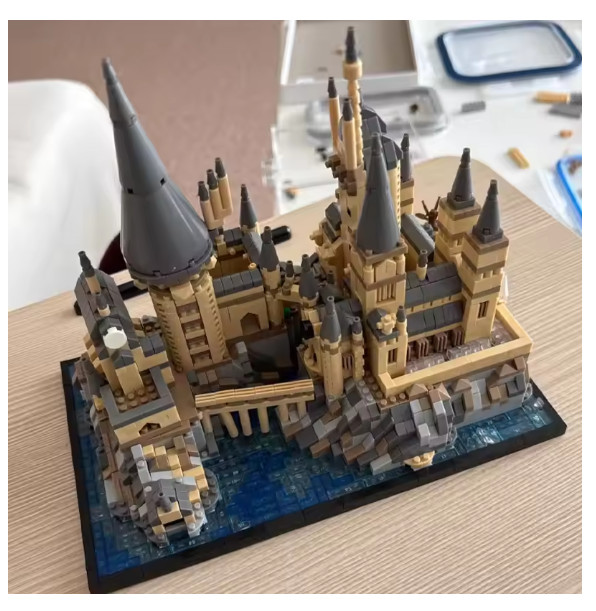 2700+pcs Wizardry Castle Micro Size Blocks Sets Gothic Building DIY Bricks