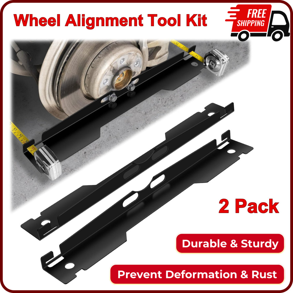 2 Pack Heavy Duty Wheel Alignment Tool Kit Toe Alignment Tool Plates Universal