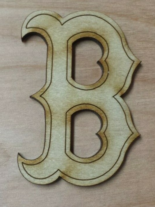 Boston unfinished wood cutout