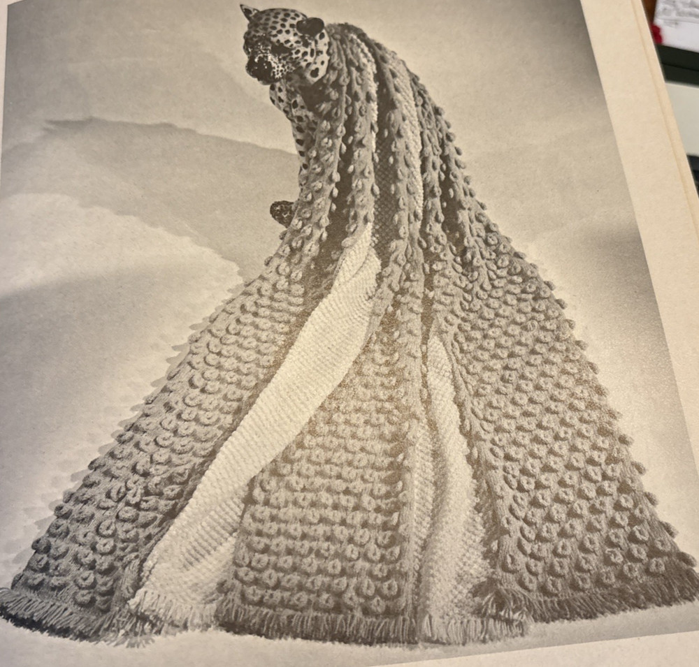 Vtg Rare Complete AFGHAN 1970 Pattern Bk