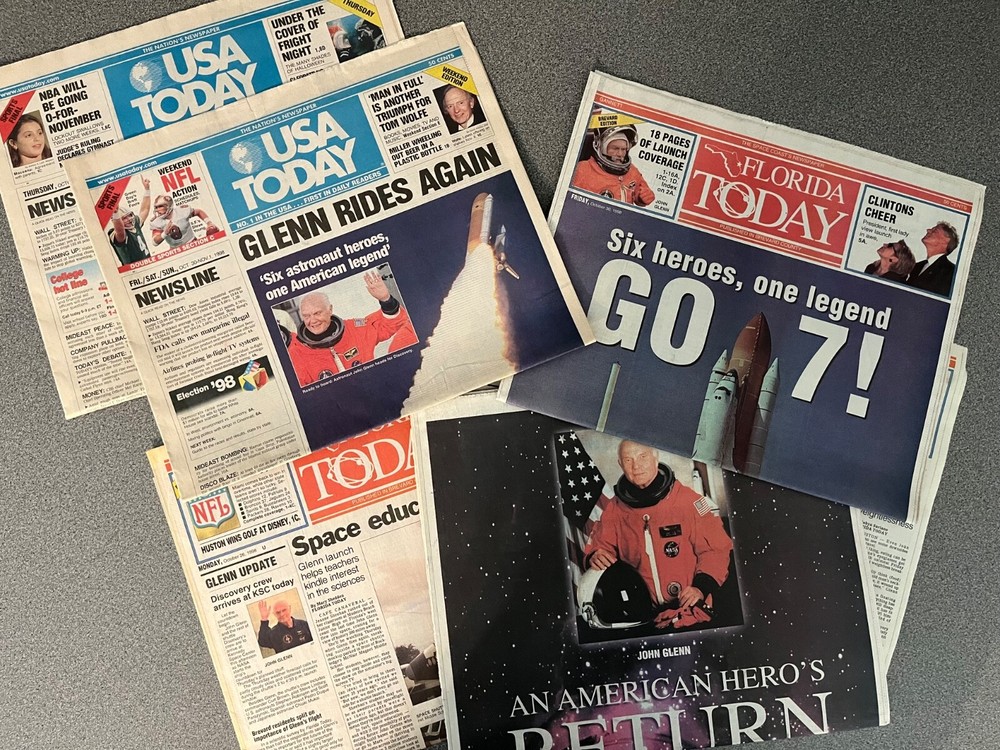 John Glenn memorabilia - Return to Flight