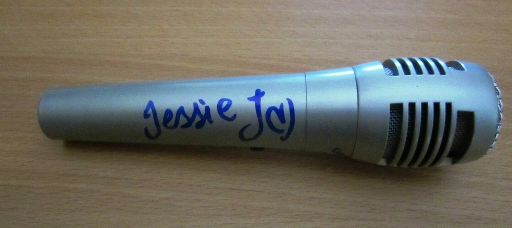 Singer Jesse J Signed Microphone COA