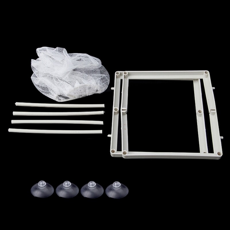 Aquarium Hatchery Net Fish Breeding Isolation Box Fry Hatching Mesh Boxes