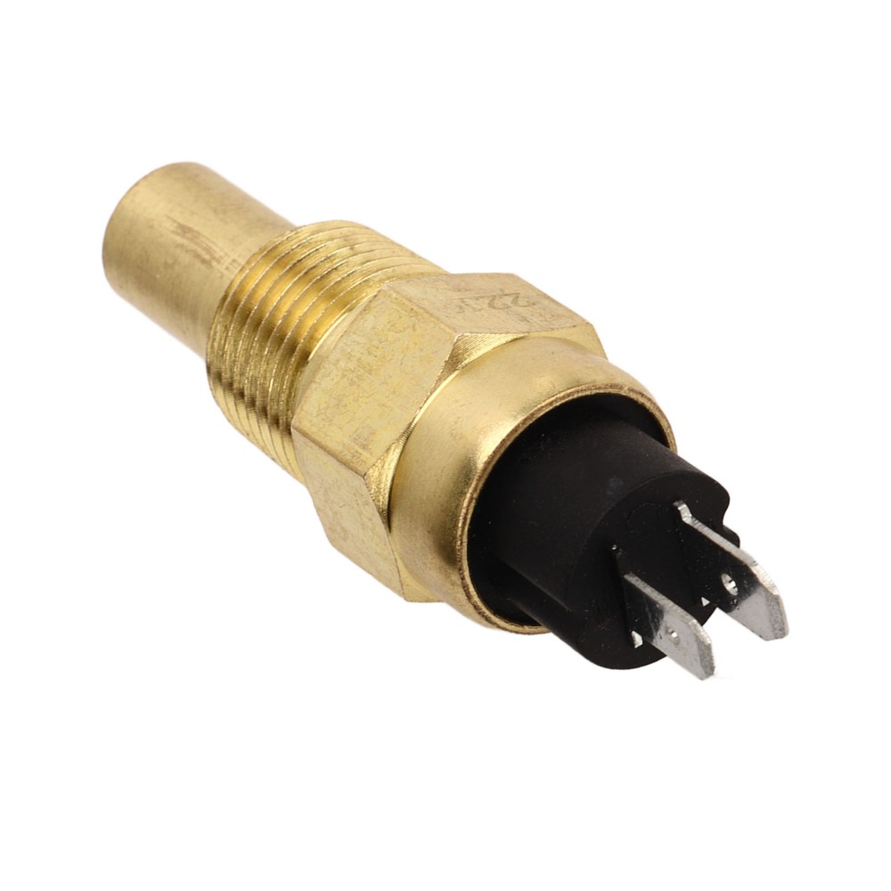 Water Temperature Sensor 3/8NPT Overheating Alarm Engine Coolant Temp Transducer