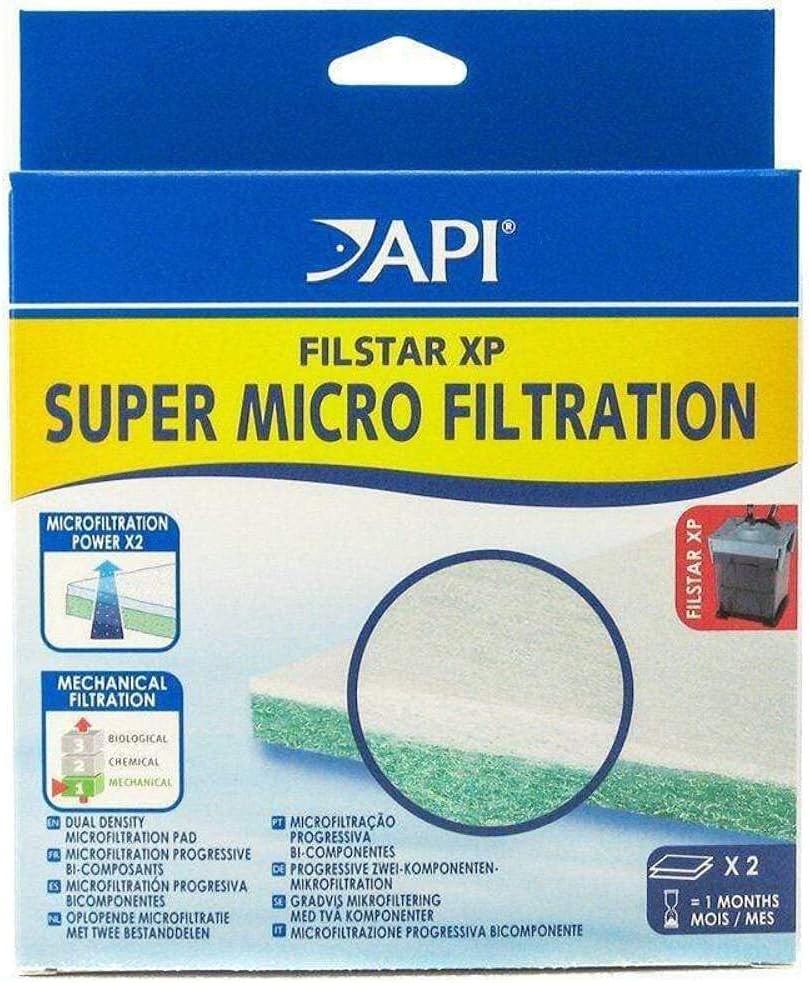 API FilStar XP Super Micro Filtration for Aquariums 2 Pads