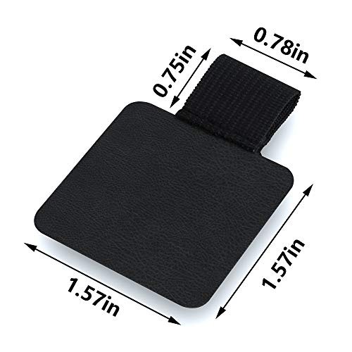 12 Pack Notebook Pen Loop Holder Self-Adhesive Pen Holder Pencil Holders Black