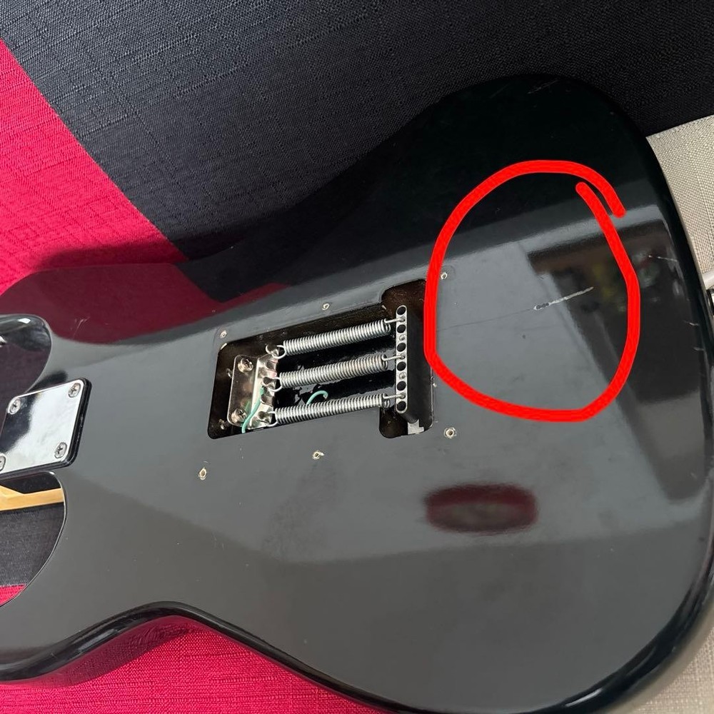 Sylpheed ST type violet tone electric guitar used