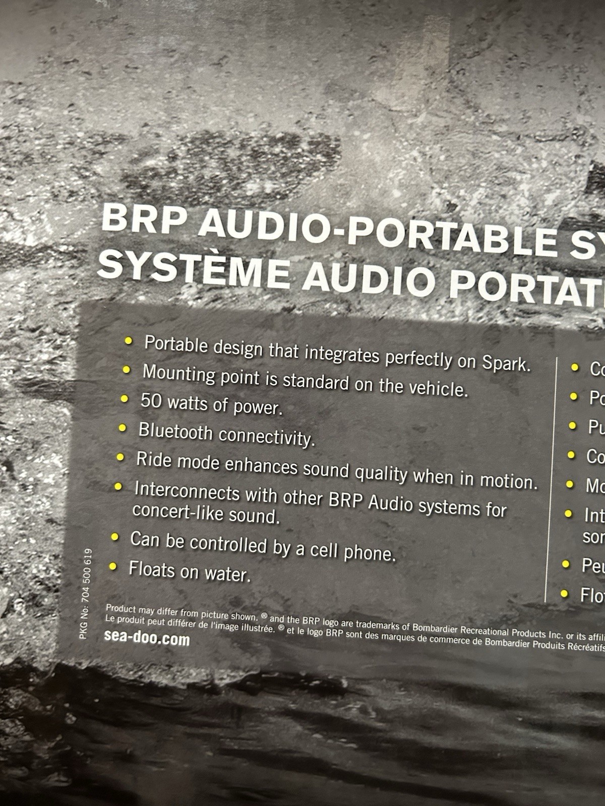 New/Sealed Sea-Doo BRP Audio-Portable System 295101147 jetski