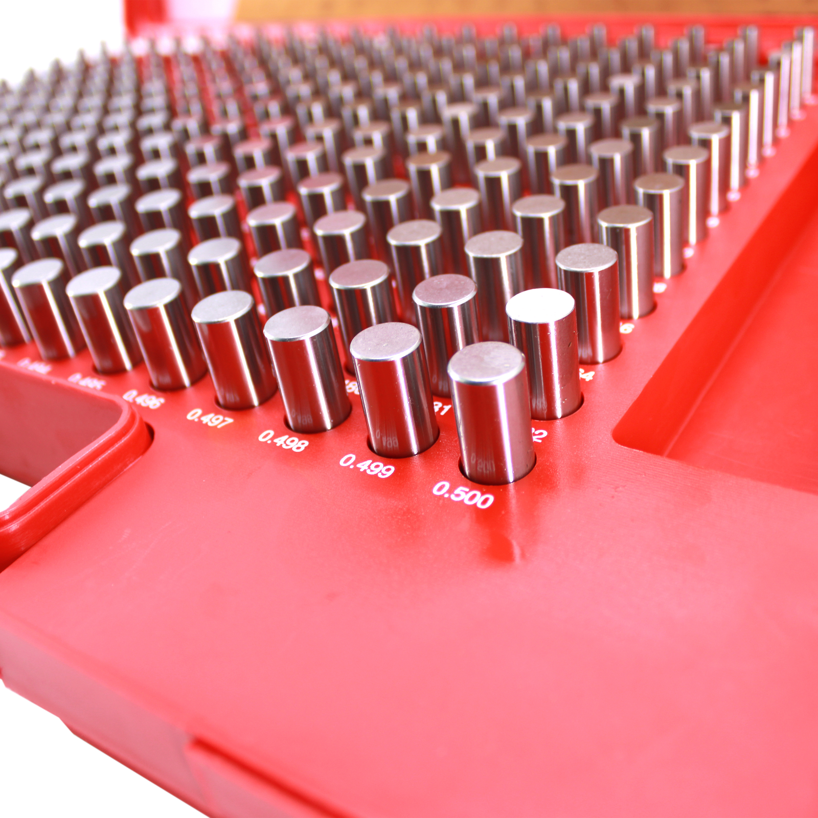 HFS(R) 250 PCS 0.251-0.500" M2 Class ZZ Steel Pin Gage Set Plus