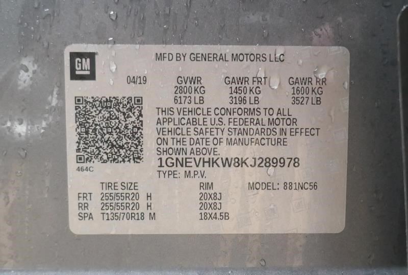 TRAVERSE 2019 Camera/Projector 1879221