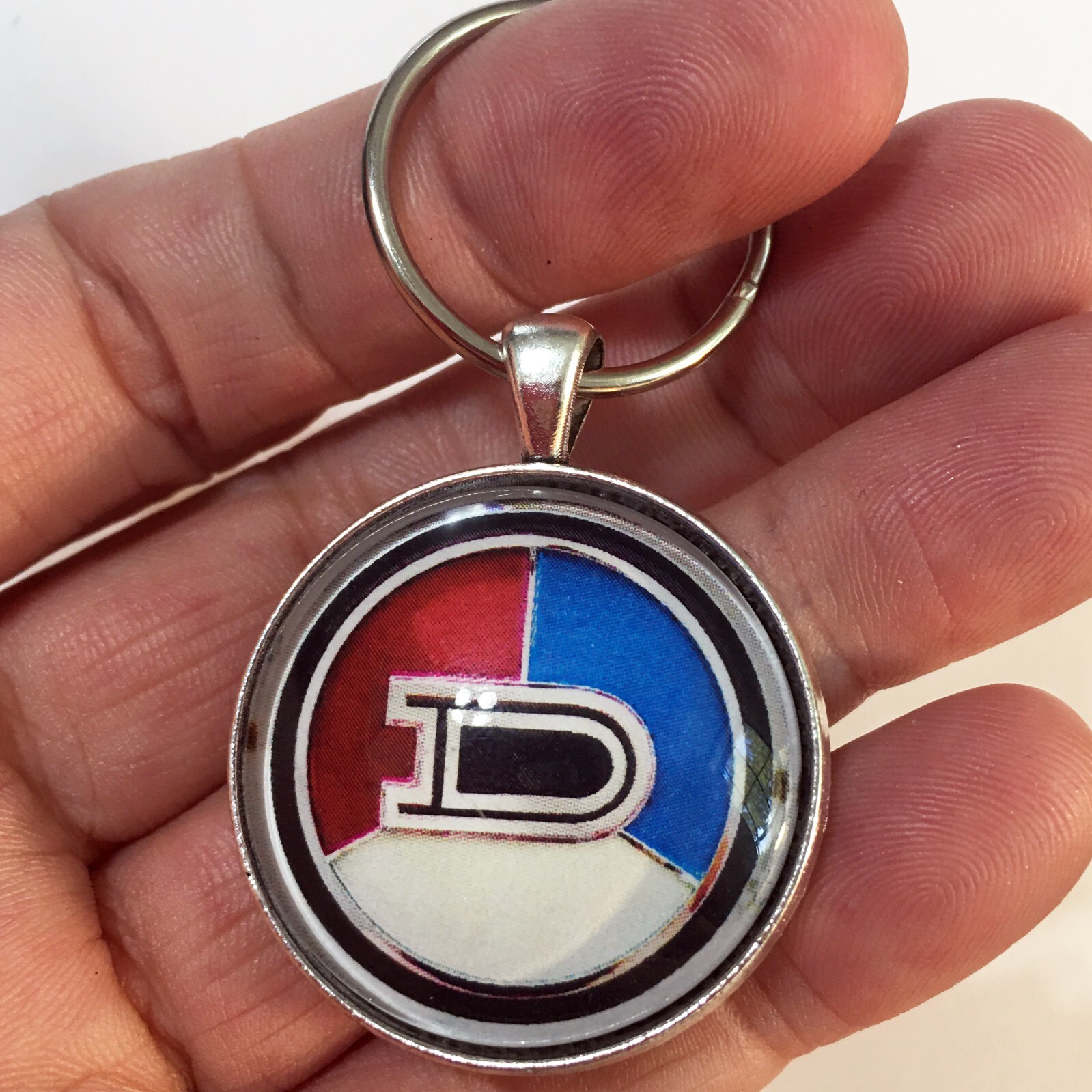 Vintage 1970-73 Datsun 1200 Coupe Grille Emblem 1.2" Reproduction Keychain