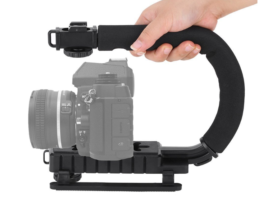U/C Shape Portable Handheld Photography Camera Bracket Stabilizer For SLR DV