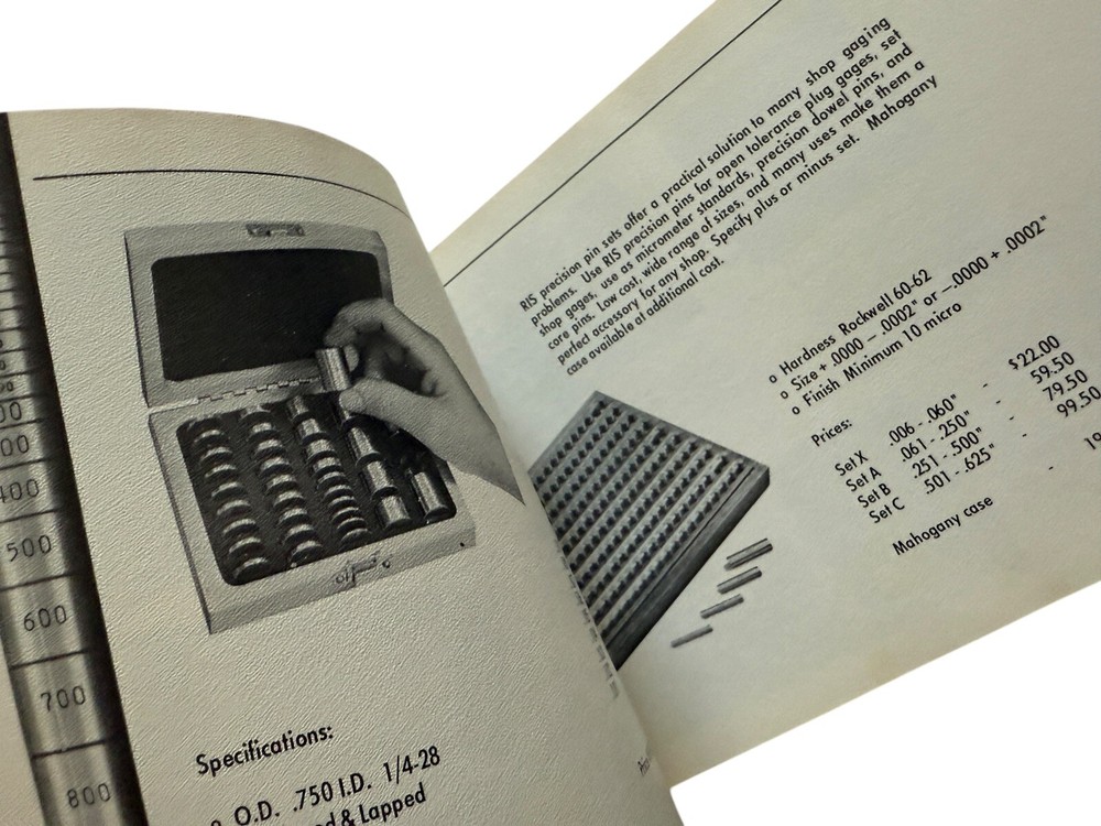 1968 Catalog Precision Tools-Micrometer/Gage/Caliper-Tesa-Mahr-Mitutoyo-RIS, Inc