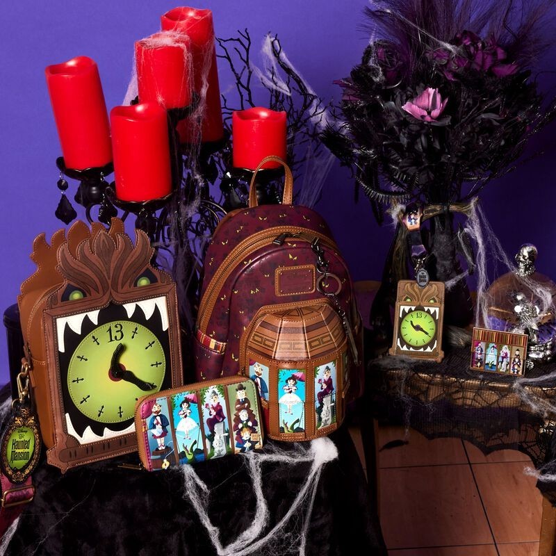 Loungefly Disney Haunted Mansion Stretching Room Portraits Mini Backpack