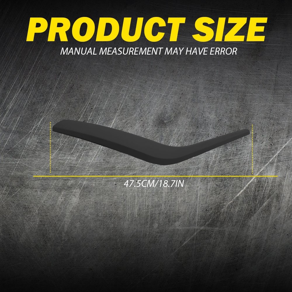 2PCS Inner Black Interior Door Pull Handle Panel Trim For X1 BMW E84 2009-2015