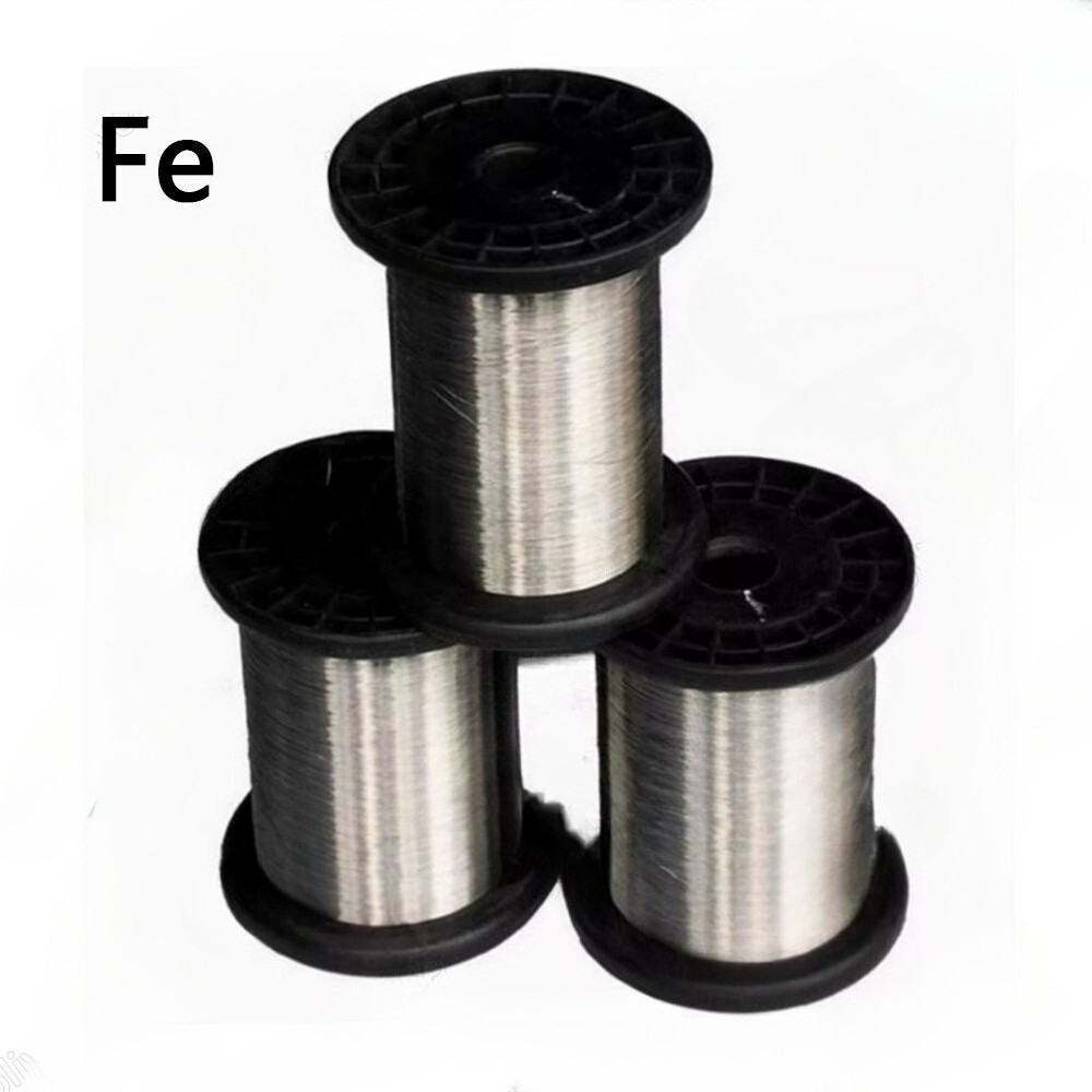 1 Meter High Purity Iron Fe Wire Round Solid Iron Wire