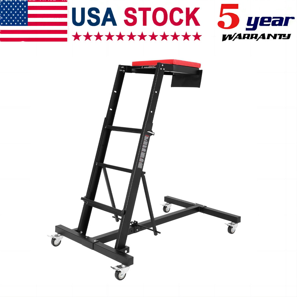 45 - 66 in Adjustable Height Foldable Automotive Engine Topside Rolling Creeper