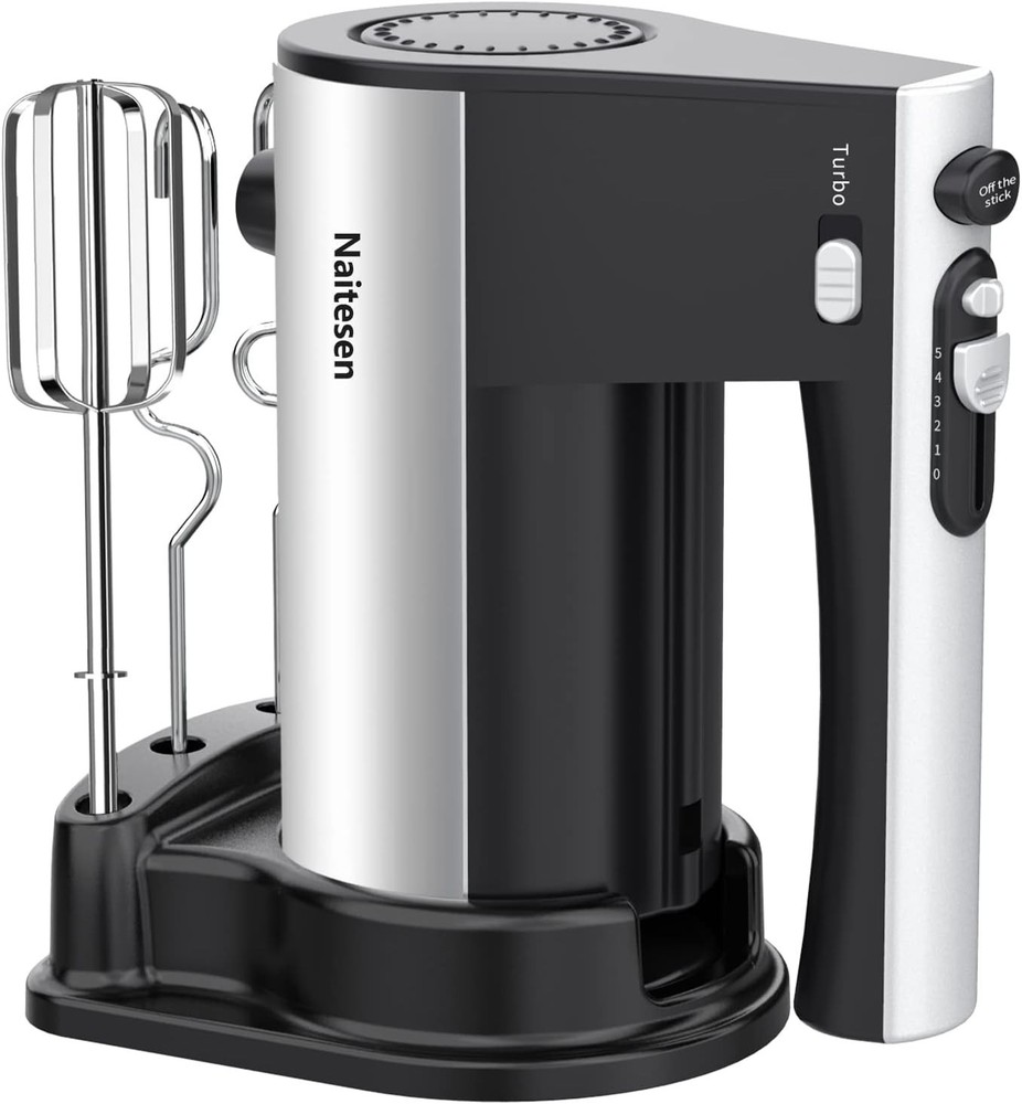 Compact & Efficient Electric Mixer with Turbo Boost – Ultimate Baking Companion