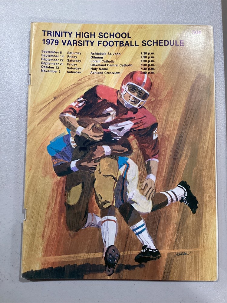 1979 Trinity v Ashtabula Saint John High School Football Program