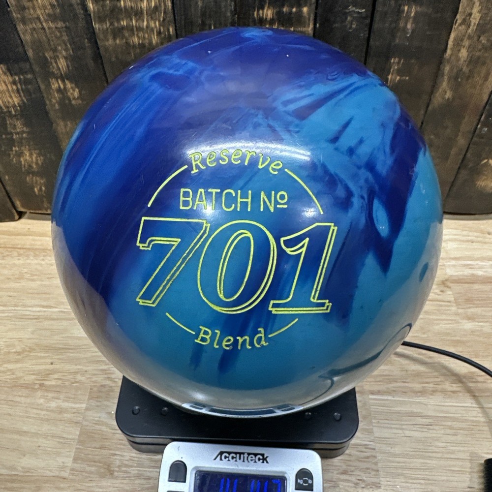 900 Global Xponent Bowling Ball 15lbs Blue Solid Reactive Symmetric Single Drill