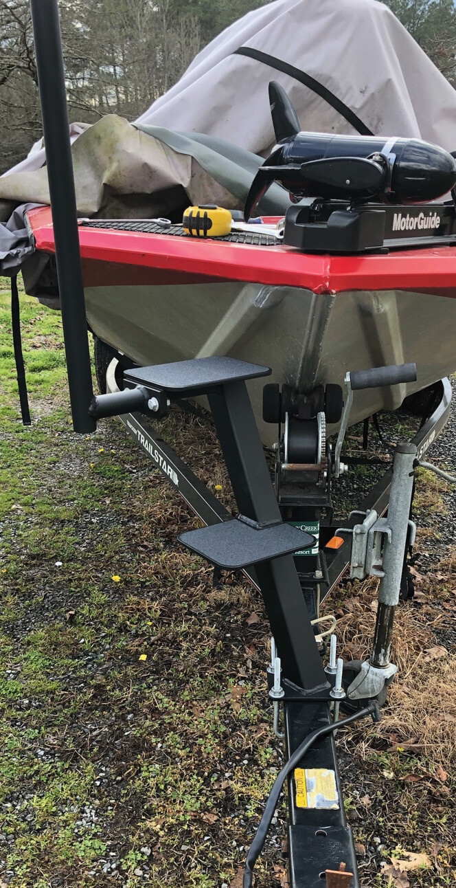 Omega Step Dual Step bass Boat Trailer Steps
