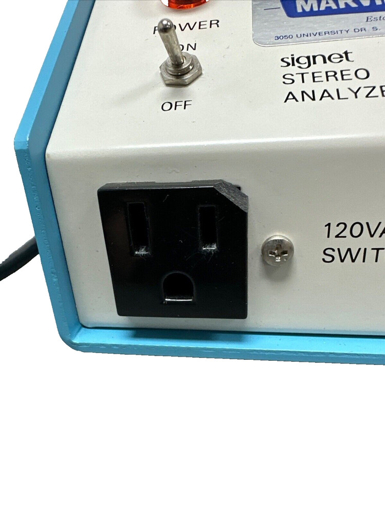 Signet Cartridge Analyzer TK6020 Record Player Audio Test Equipment