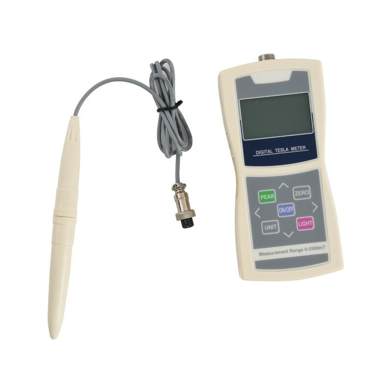 Portable Gauss Meter Tesla Meter Tester Gaussmeter Display Backlight Accuracy 2