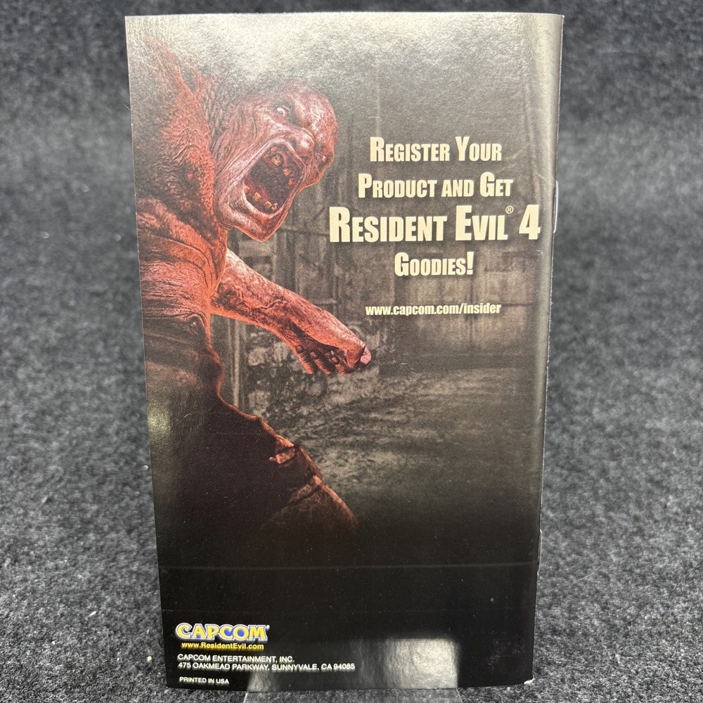 Resident Evil 4 (GameCube) - Manual Only Great Condition