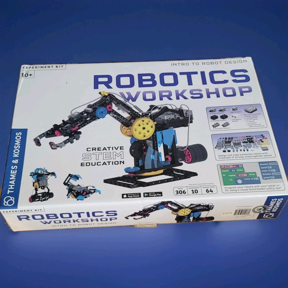 Robotics Workshop Intro To Robot Design  Brand New Unopened