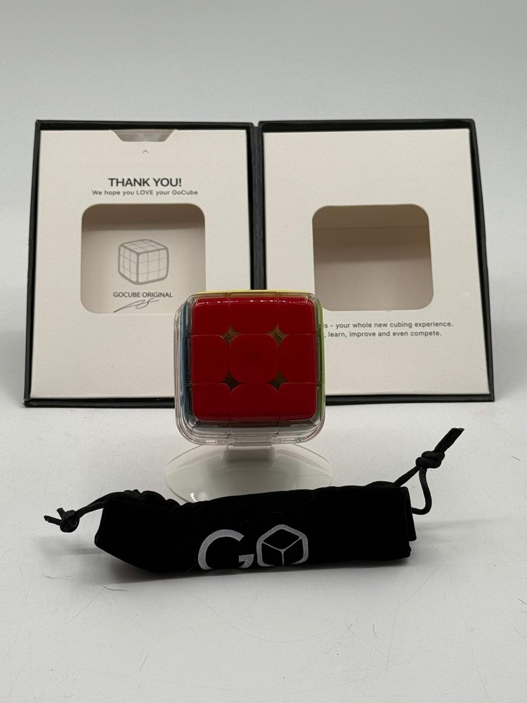 GoCube Original Smart Cube 3x3x3 Bluetooth Multi-Colored Used With Box