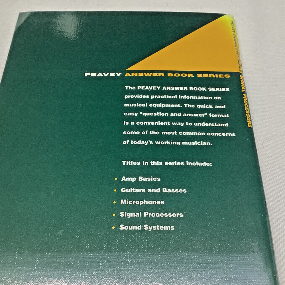Peavey - Signal Processors - Answer Book