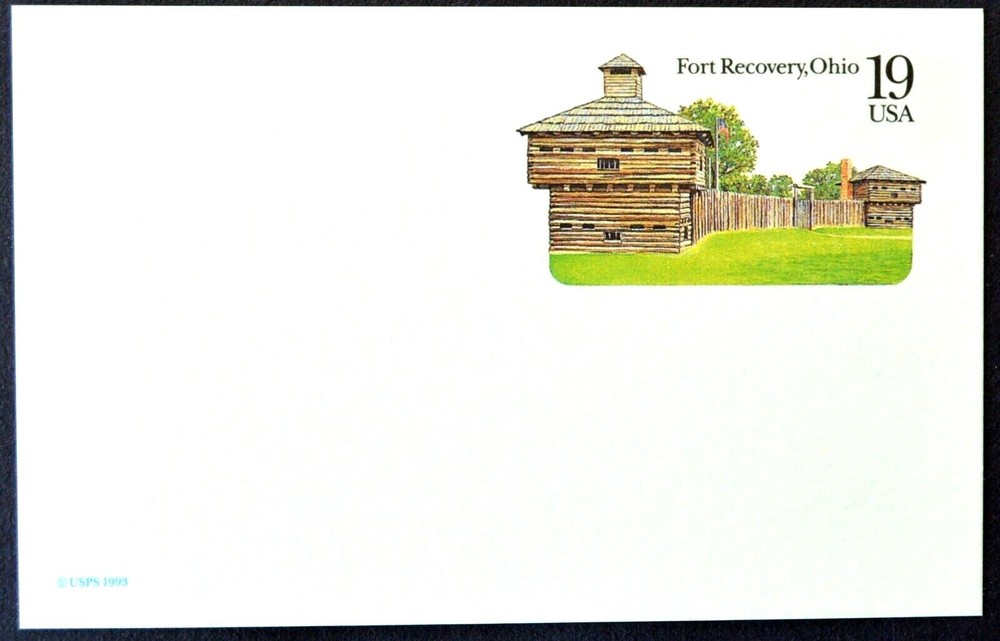 1993 US Sc. #UX169 mint postal card, 19 cent, sharp corners, excellent shape