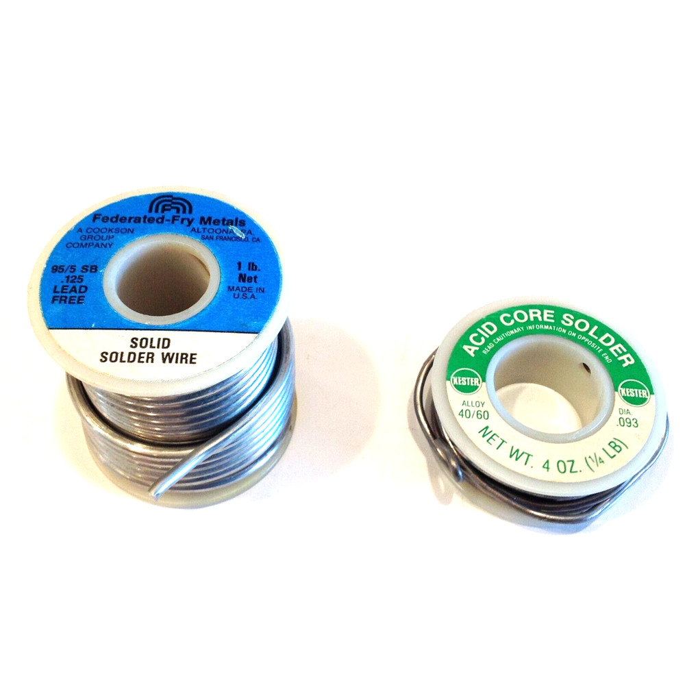 Solid Solder Wire Lot of 2