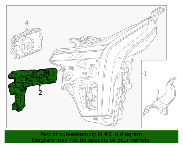 Genuine GM Inner Bracket 84873908