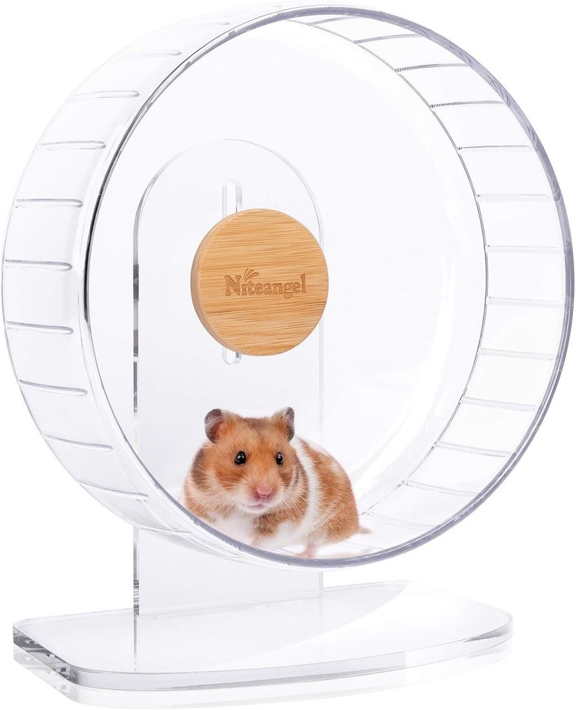 Sturdy Hamster Wheel with Adjustable Stand