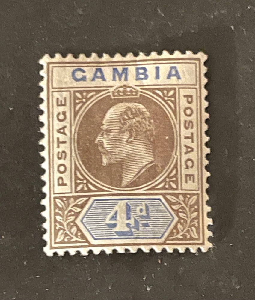Stamps Gambia Scott #48 hinged