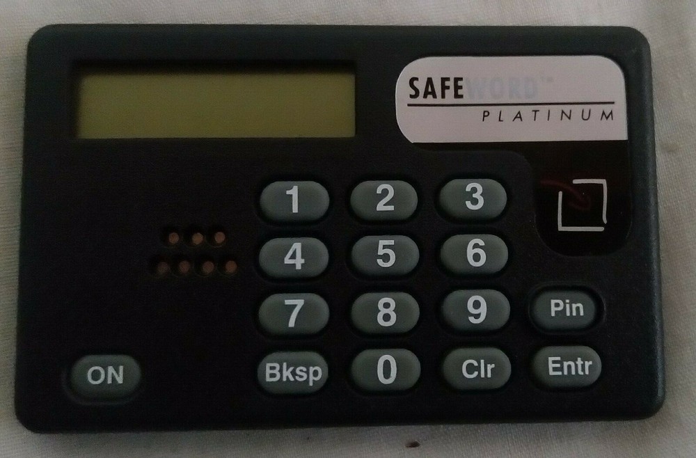 Secure Computing Safe Word Platinum Security Token (10 Pcs Lot)