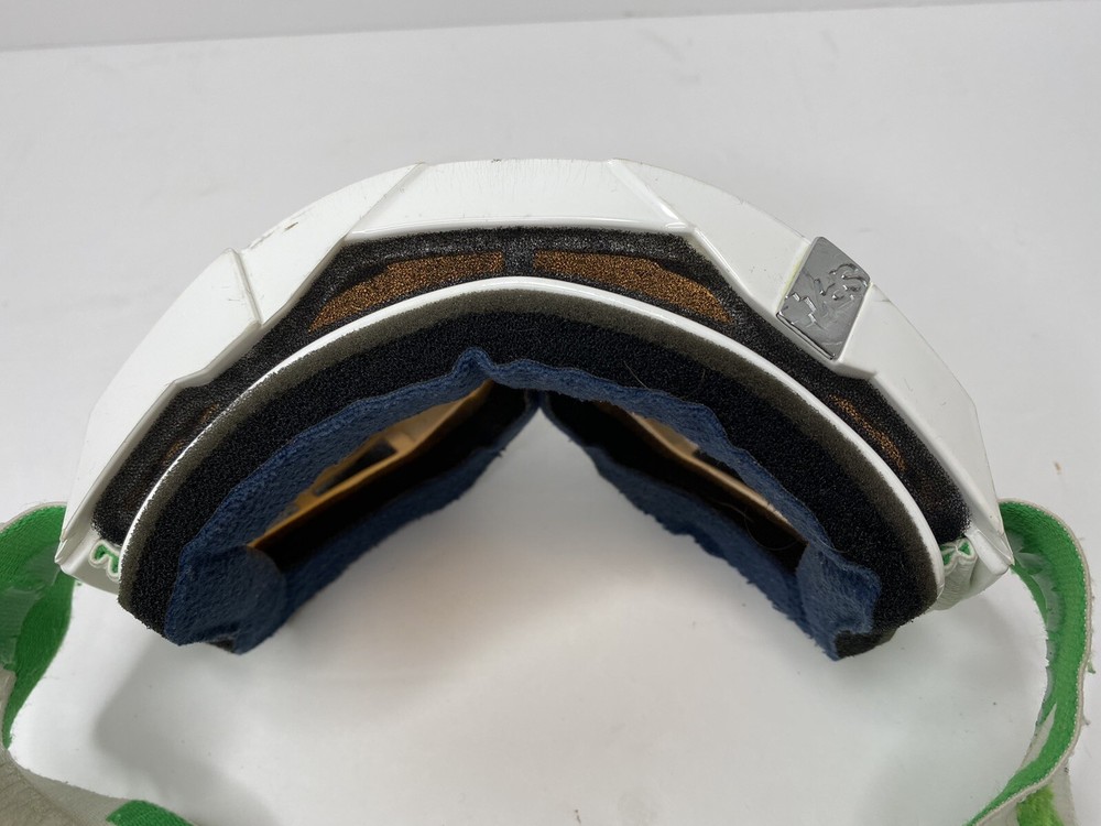 SPY Optic Snow Goggles White & Green Frames - Good Condition